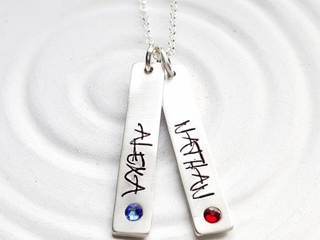 Birthstone Mother s Necklace | Street Art Tag Necklace Supply