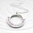 Organic Washer Necklace | Birthstone Mother s Necklace Fashion