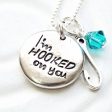 I m Hooked on You Necklace| Gift for Her For Sale