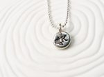 Tattoo Rose Initial Necklace | Pebble Jewelry Hot on Sale