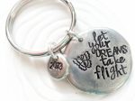 Let Your Dreams Take Flight | Pebble Keychain Sale