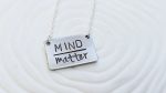 Mind Over Matter Necklace | Rectangle Bar Necklace Fashion