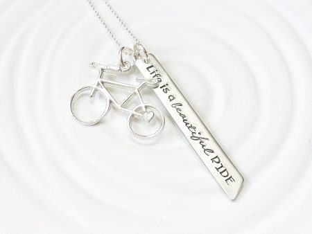 Life is a Beautiful Ride | Bicycle Necklace Online