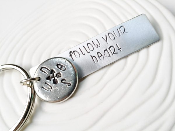 Follow Your Heart | Motivational Keychain Sale