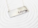 Tattoo Name Plate Necklace | Bar Necklace For Cheap