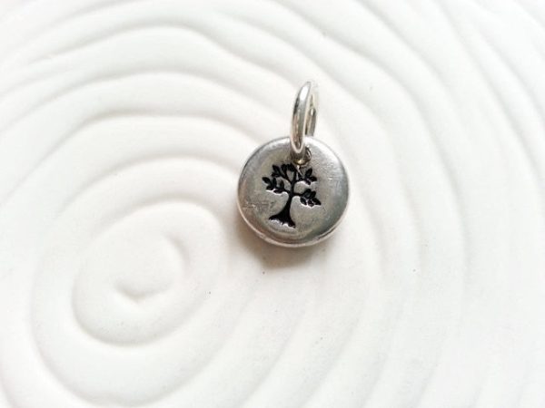 Tree Charm | Family Tree | Pebble Charm Cheap