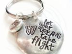 Let Your Dreams Take Flight | Pebble Keychain Sale