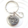 I m Hooked on You Keychain | Gift for Him Fashion