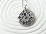 Personalized Necklace | Inspirational Message Necklace | Be Your Own Kind of Beautiful Cheap