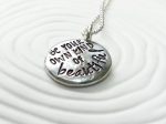 Personalized Necklace | Inspirational Message Necklace | Be Your Own Kind of Beautiful Cheap