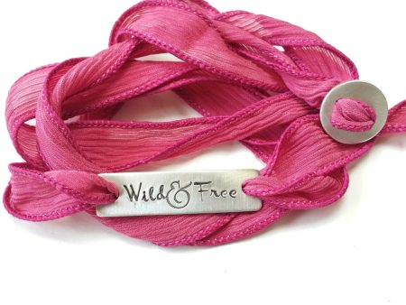 Silk Ribbon Wrap Bracelet | Exclusive Slide Clasp | Wild and Free Online Hot Sale