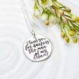 Thank You For Raising The Man Of My Dreams Necklace | Mother of the Groom Gift Discount