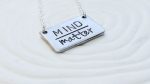 Mind Over Matter Necklace | Rectangle Bar Necklace Fashion