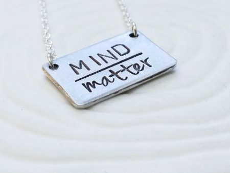 Mind Over Matter Necklace | Rectangle Bar Necklace Fashion