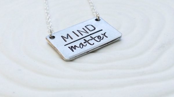 Mind Over Matter Necklace | Rectangle Bar Necklace Fashion