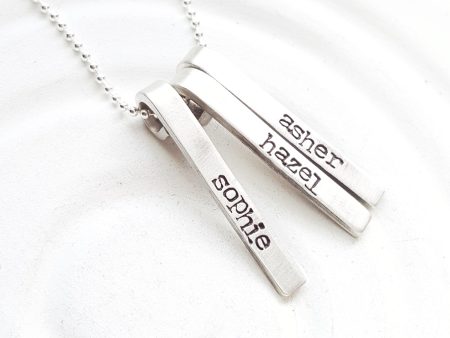 Mini Roll Top Tags | Mother s Name Necklace Cheap