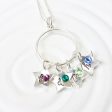 Sterling Silver Stars | Birthstone Initial Stars For Discount