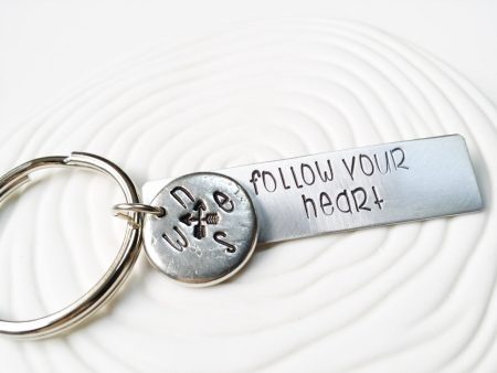 Follow Your Heart | Motivational Keychain Sale