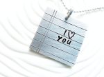 Love Note Necklace | You Write the Note Hot on Sale