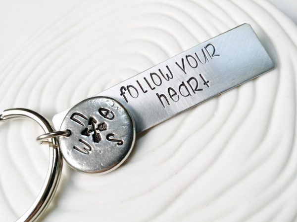 Follow Your Heart | Motivational Keychain Sale