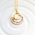 I Love You More | Two Tone Heart Necklace Supply