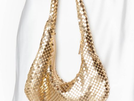 Chloe Chainmail Purse ~ Gold Online now