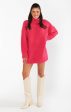 Timmy Tunic Sweater ~ Pink Rose Knit For Cheap