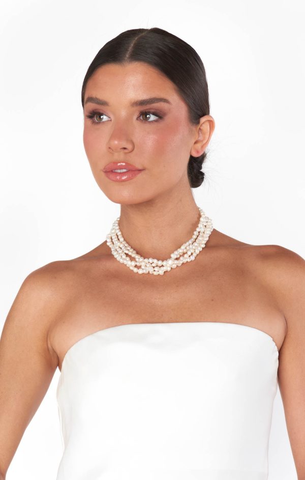 ALV Jewels Multi Pearl Necklace ~ Pearl Discount