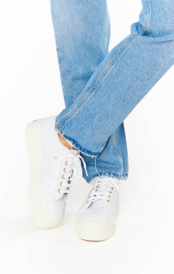 Superga 2790 Nappa Platform Sneakers ~ Optic White Fashion