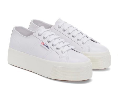 Superga 2790 Nappa Platform Sneakers ~ Optic White Fashion