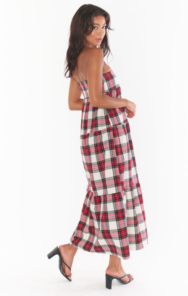 Melody Maxi Skirt ~ Winter Plaid Online now