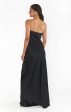 Taylor Tube Maxi Dress ~ Black Luxe Satin Sale