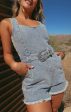 Spears Romper ~ Embellished Indigo Cheap