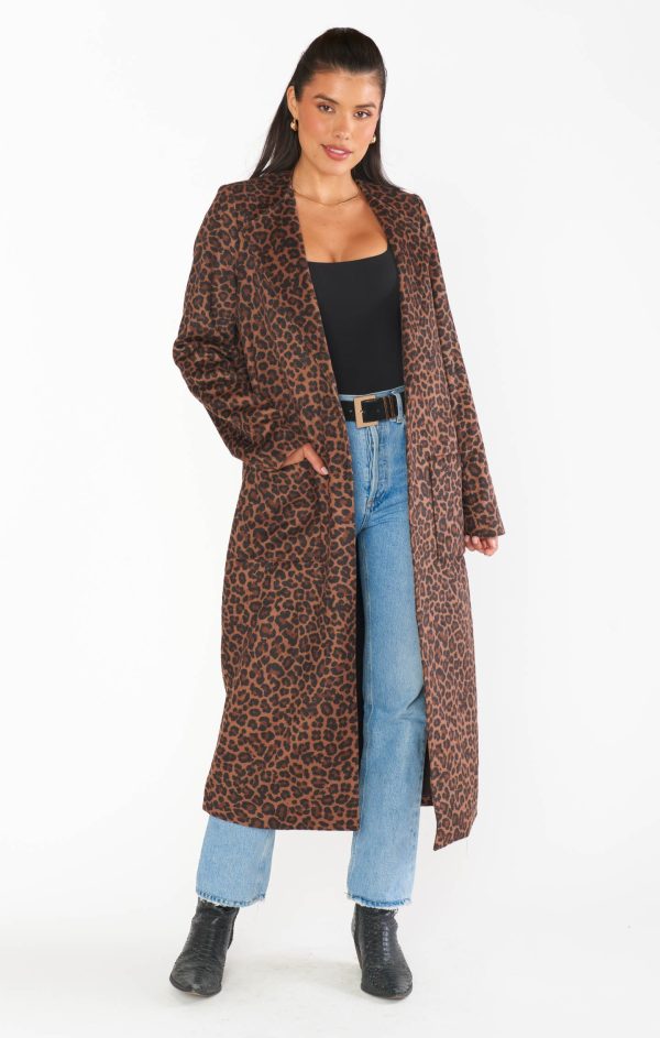 Amsterdam Jacket ~ Brushed Leopard Online Sale